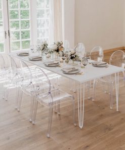 Hairpin Tisch Hampton – Eventtisch aus Holz