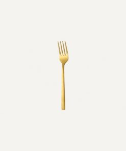 Kuchen- und Dessertgabel, gold